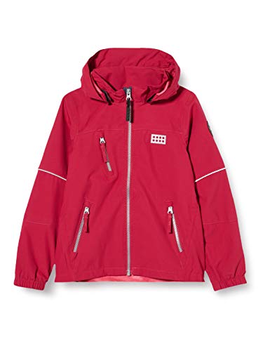 LEGO Wear Lwjodie Lego Tec kurtka letnia, czerwony (Bordeaux 375), 92 cm