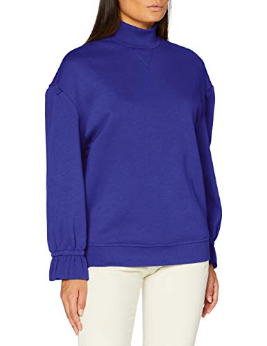 Urban Classics Damska bluza z długim rękawem, purpurowy, 4XL