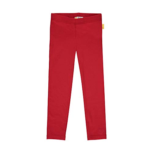 Steiff Dziewczęce ze słodkimi aplikacjami do kąpieli legginsy, czerwony (Tango Red 4008), 86 cm