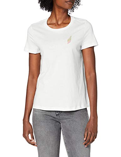 VERO MODA Vmpetafrancis Ss Top Box Jrs Ga T-Shirt damski, Snow White - Seashell, XS