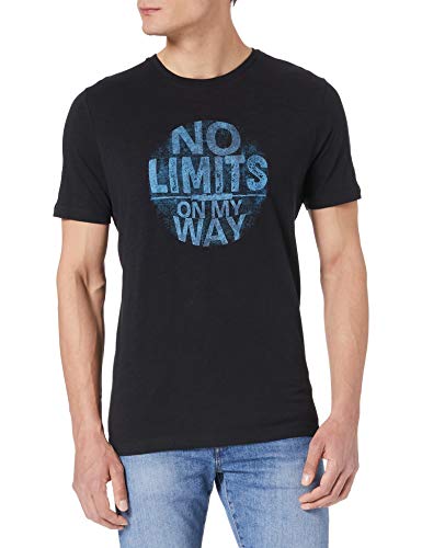 Camel Active T-Shirt Męski 4096445T26, Asfaltowy, Xxl