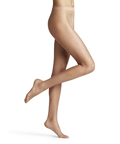 FALKE Kobiety Rajstopy Natural Glow 6 DEN W TI Superprzezroczysty 6 Den przezroczyste jednokolorowe 1 Para, Beżowy (Natural 4037), M