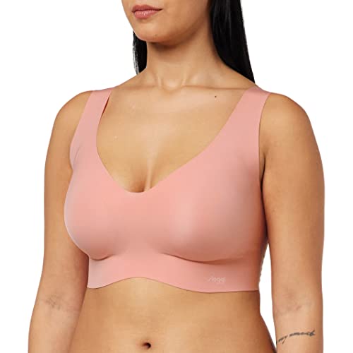 Sloggi Zero Feel Bralette Ex Damski Biustonosz Sportowy, Różowy, XS