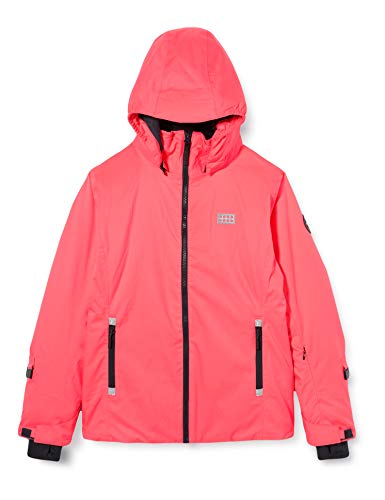 Lego Wear Dziewczęca kurtka Lwjodie-Lego Tec Ski Action, 320 Coral Red, 116 cm