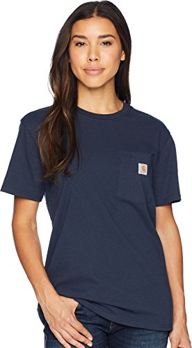 Carhartt Damska koszulka z krótkim rękawem o luźnym kroju, grantowy, XS