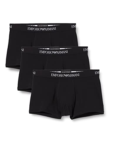 Emporio Armani Męskie szorty retro 11610cc722, czarne (Nero/Nero/Nero 21320), rozmiar XL, czarny, XL