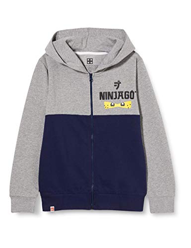 LEGO Chłopięca bluza z kapturem Ninjago, 590 Dark Navy, 92 cm