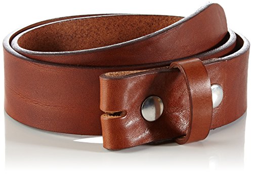 MGM Unisex pasek na zatrzaski skóra kurczliwa pasek, brązowy (Cognac 3), 95