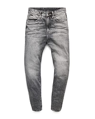 G-STAR RAW JANEH ULTRA HIGH MOM ANKLE dżinsy damskie, Szary (Sun Faded Basalt D16083-c049-b380), 29W / 32L
