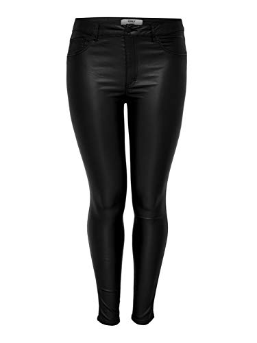 ONLY Carmakoma Damskie spodnie Carpunk Reg Sk Coated Pants Skinny Jeans