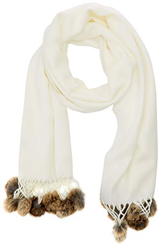 FOR TIME Damski szalik zimowy Pañuelo Grueso, beżowy, uniwersalny