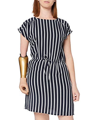 VERO MODA Sukienka damska z krótkim rękawem, granatowy blezer, XS