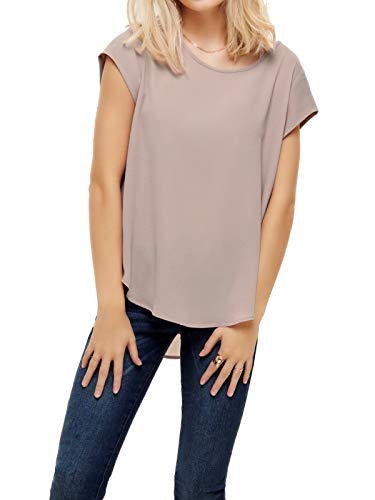 Only Kobiety Onlvic S/S Noos Wvn Bluzka, Pale Mauve, 34