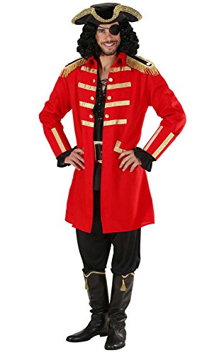 Widmann Widmann 89272  kostium piratów, kapitan i płaszcz, czapka, bandyt, impreza tematyczna, karnawał 89272