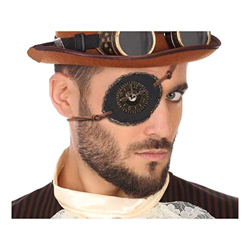 Atosa 56330 Steampunk, opaska na oczy dla dorosłych, uniseks