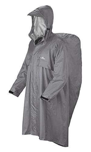 Ferrino Trekker płaszcz przeciwdeszczowy, męski, szary, L-XL