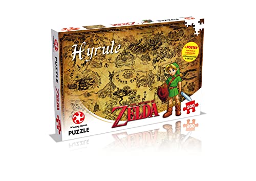 Zelda Hyrule Field karta 500 sztuk Puzzle