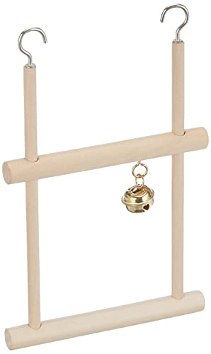Trixie Holz Swinging Trapeze Mit Zwei Glocken, 12 X 20 Cm, 4 Stück