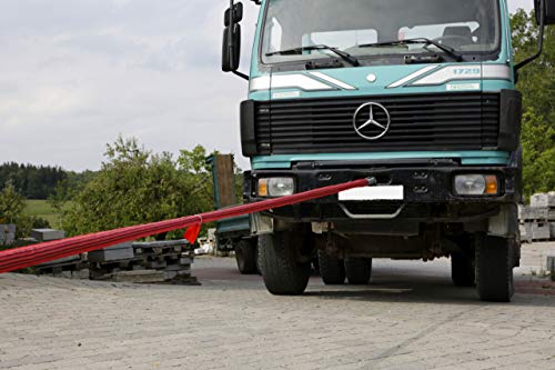 Kerbl 37707 pętla holownicza 10 m, odporność na rozerwanie 35 t, czerwona