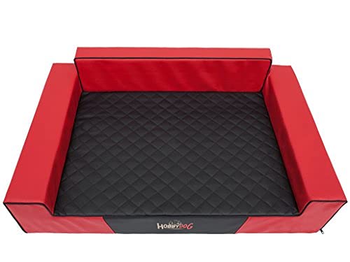 Hobbydog Legowisko Glamour Czerwono-czarne L L GLACZC5