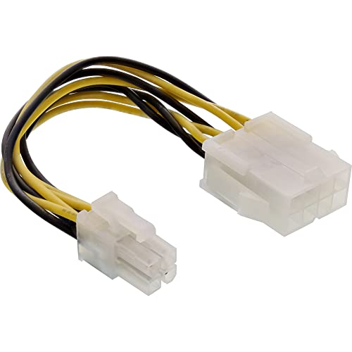 InLine Power Adapter od płyty głównej ATX 2.0 EPS 8 Pin 12V ATX1.3 4 Pin 15cm 26633A