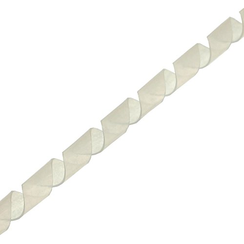 InLine Organizer Spiral do owijania i porządkowania kabli 10mm - biały - (59947L)