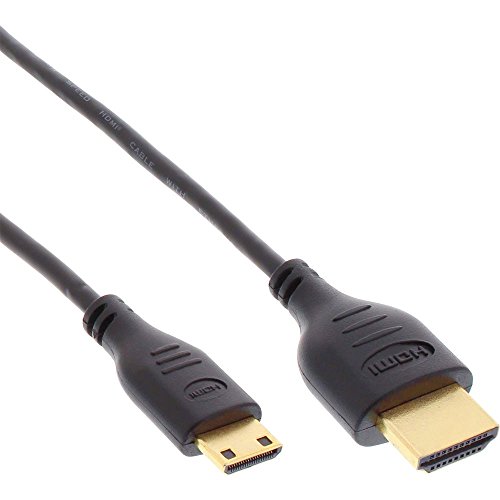 InLine 4K - UltraHD - Kabel Superslim Mini HDMI A na C czarny - 1.5m 17511C
