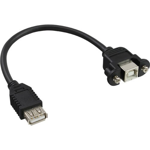 InLine Kabel USB do obudowy USB A/B 0.2m Czarny 33441F