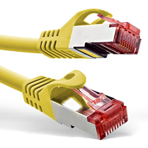 InLine Patchcord S/FTP PiMF Cat.6 PVC żółty 10m 76400Y