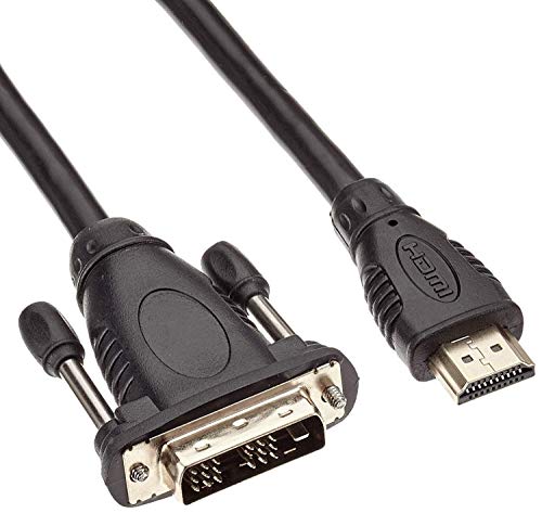 PremiumCord Kabel Kabel HDMI - DVI 1m M/M, zlacen kontakty, stněn - (kphdmd1)