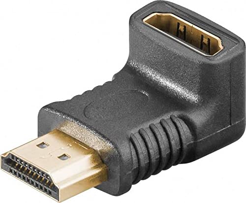 MicroConnect Adapter AV HDMI kątowy Czarny HDM19F19MA2