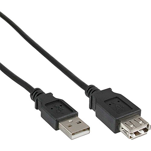 InLine Kabel USB USB A/A 1m Czarny 34610B