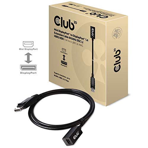 Club 3D Kabel 1m czarny CAC-1120 CAC-1120