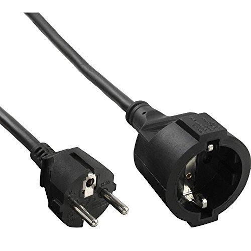 InLine Kabel zasilający Przedłużacz od zasilania Typ F - markowy -10 m z (16410)