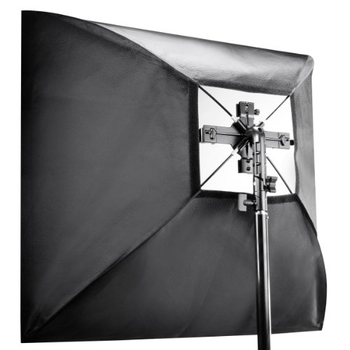 Walimex Pro Set 4f. Blitzhalter inkl. Softbox 90x90cm 18656