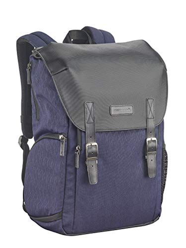 Cullmann Bristol Daypack 600+, ciemnoniebieski, plecak na aparat z kieszenią na notebooka, vintage