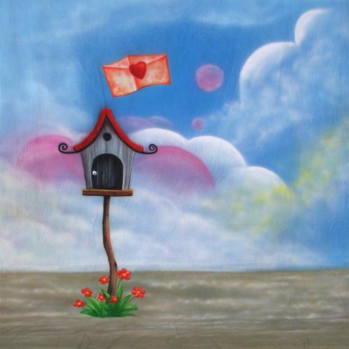 Walimex Pro Cloth Background Love-Letter, 3x6m - 17155