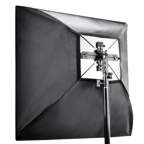 Walimex Pro Set 4f. Blitzhalter inkl. Softbox 60x60cm 18655