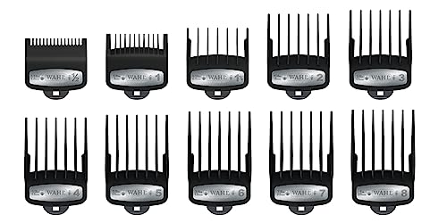 WAHL Komplet 10 szt nasadek z metalowym zaczepem WAHL PREMIUM (SUPER TAPER,