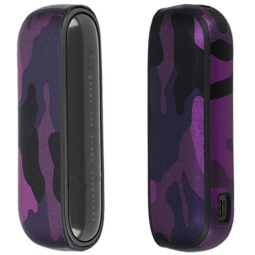 mumbi Etui kompatybilne z IQOS 3/3 Duo Case, etui ochronne, kamuflaż fioletowy