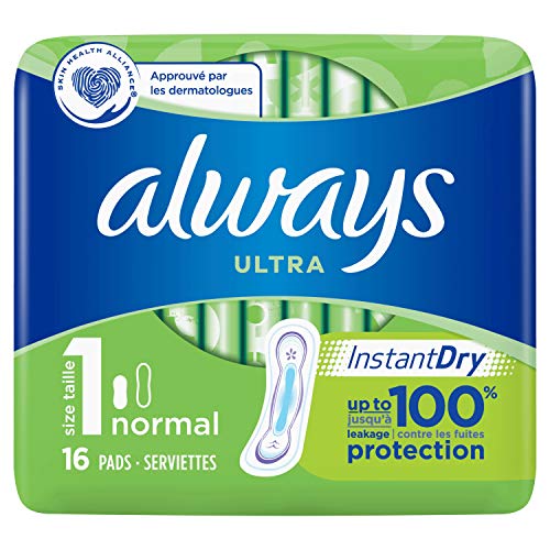 Always Ultra Normal (Rozmiar 1) Podpaski Higieniczne,16.0 Sztuk