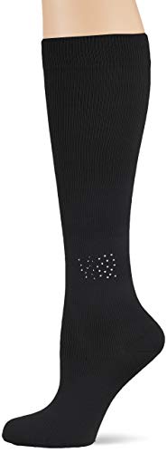 Hydas 1457.5.42 pończochy, modne i dyskretne ze strasem, produkt medyczny kl. 1, rozm. 42/44, 42/44, czarne