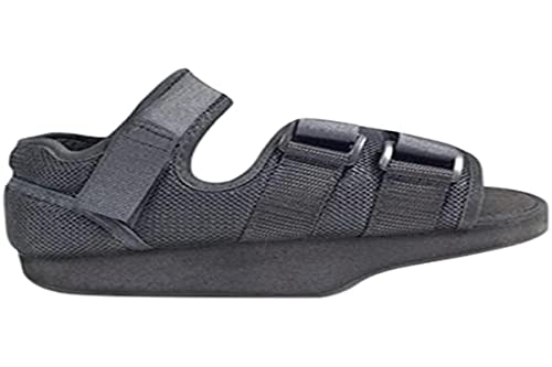 Buty po chirurgii, czarne z zapięciem na rzepy, rozmiar XL (43-45)