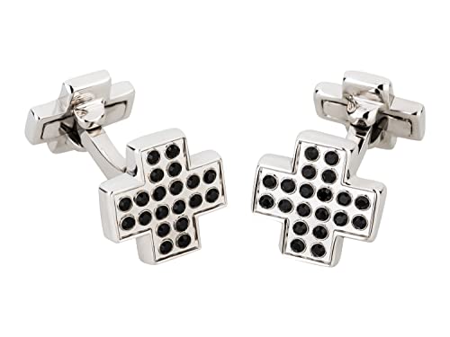 Teroon Spinki do mankietów unisex Krzyż 610986