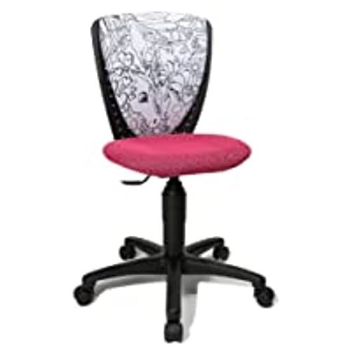 Topstar krzesło obrotowe dla dzieci i młodzieży Swap S'Cool różowa z motywami rodzaje do montaż do malowania 70560JF31