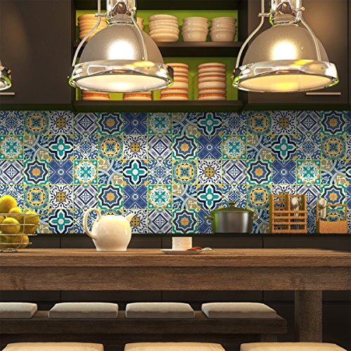 Zestaw 9 naklejek Ambiance Easy, 15x15 cm