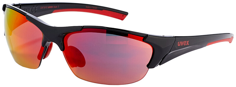 Uvex Okulary sportowe Blaze III 2.0 black red 53/2/046/2316/UNI