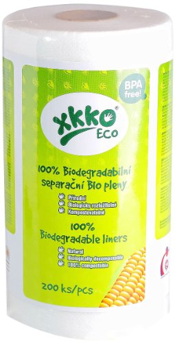 Kikko Pieluchy separacyjne 100% biodegradowalne 30x19cm 1 szt.) 200szt./rolka CRNDIAP04