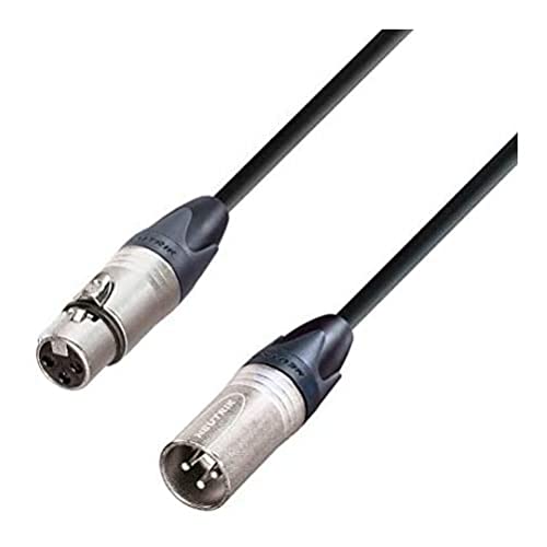 Adam Hall parts K5 DMF 0150 AES/EBU kabel Neutrik 110 ohms Digital Audio XLR Male na XLR Female 1, 5 m