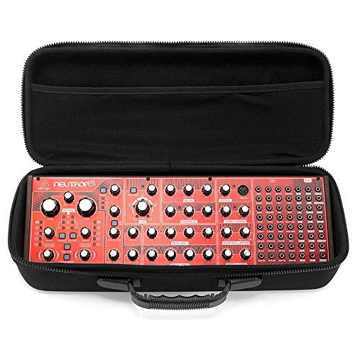 Analog Cases PULSE Case do Behringer Neutron / K2 / Pro-1 lub porównywalnych syntezatorów (torba transportowa wykonana z wytrzymałego, profilowanego tworzywa EVA/nylonu), czarny